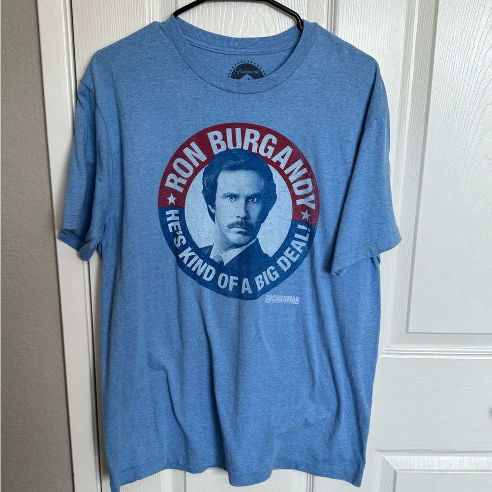 BLUE RON BURGANDY T-SHIRT